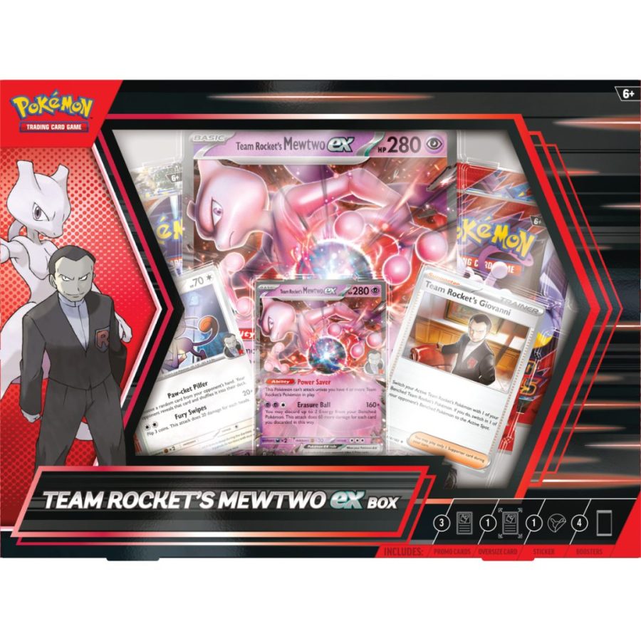 Pokemon TGC Team Rockets Mewtwo ex Box