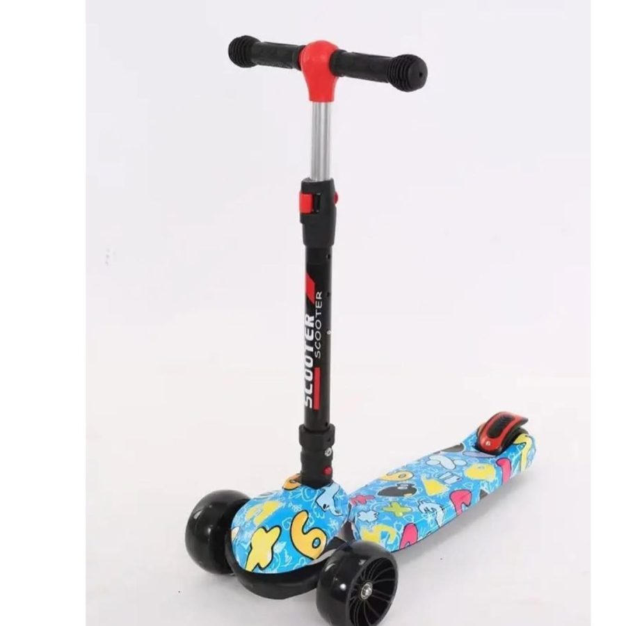 Παιδικό Πατίνι Αναδιπλούμενο Τρίτροχο Μπλε χρώμα ως 50kg