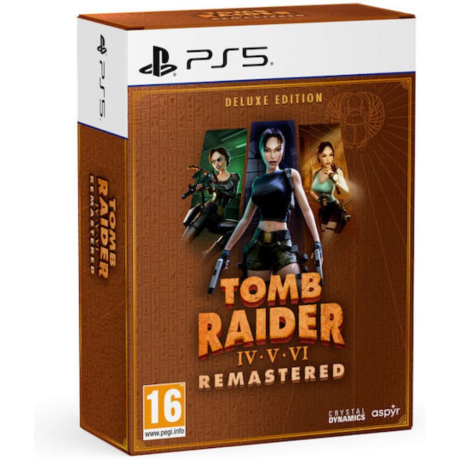 Tomb Raider IV-VI Remastered Starring Lara Croft Deluxe Edition PS5 NEW