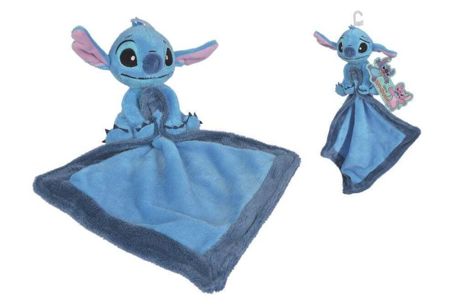 Simba Toys Lilo and Stitch Λουτρινο 13cm με Πανακι 25Χ25cm