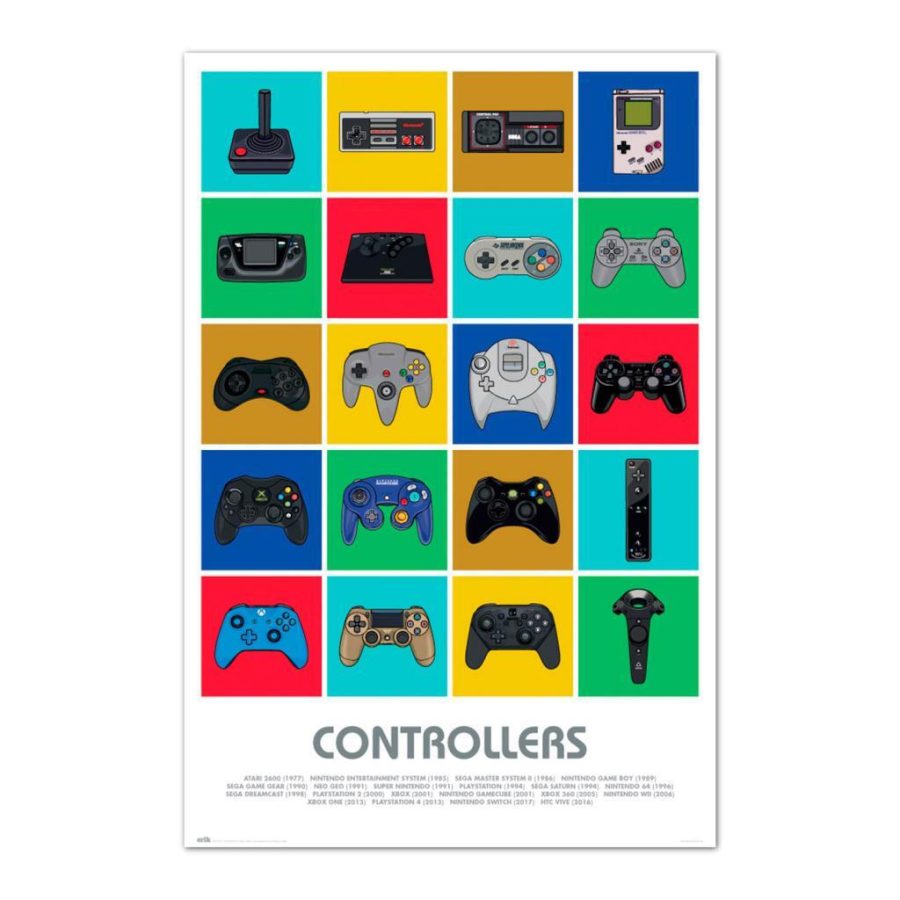 Grupo Erik Αφίσα GAMERS Controllers Poster 61x91cm
