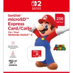 Sandisk Nintendo Switch 2 Mario Logo microSDXC 256GB
