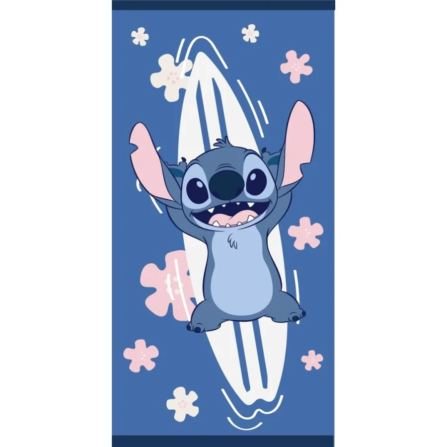 Πετσετα DISNEY Lilo and Stitch surf on the sea - Beach Towel 70x140cm 100% Polyester