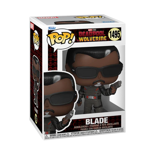 Funko Pop! Marvel: Deadpool & Wolverine - Blade #1495 Bobble-Head Figure