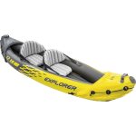 INTEX Φουσκωτό Kayak 2 ατόμων Explorer K2 Kayak Κίτρινο-Γκρι
