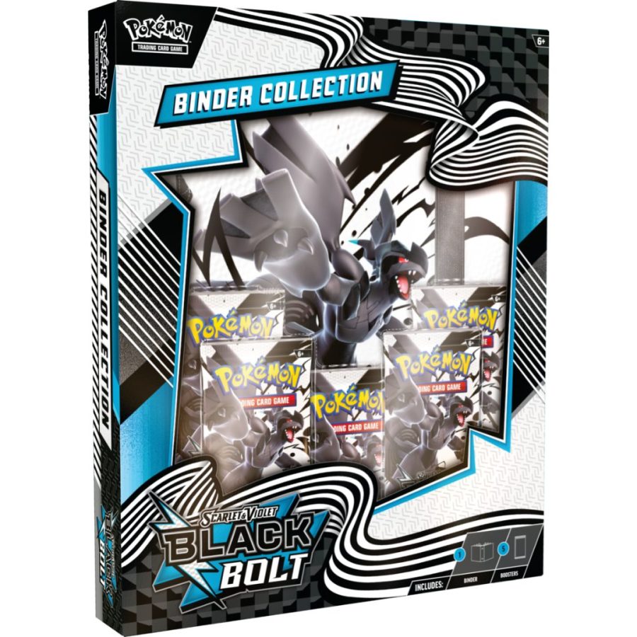Pokemon Trading Card Game Scarlet and Violet SV10.5 Black Bolt Binder Collection