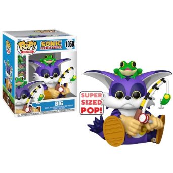 Funko Pop! Super: Sonic The Hedgehog - Big (The Cat with Froggy) #1058 Figure