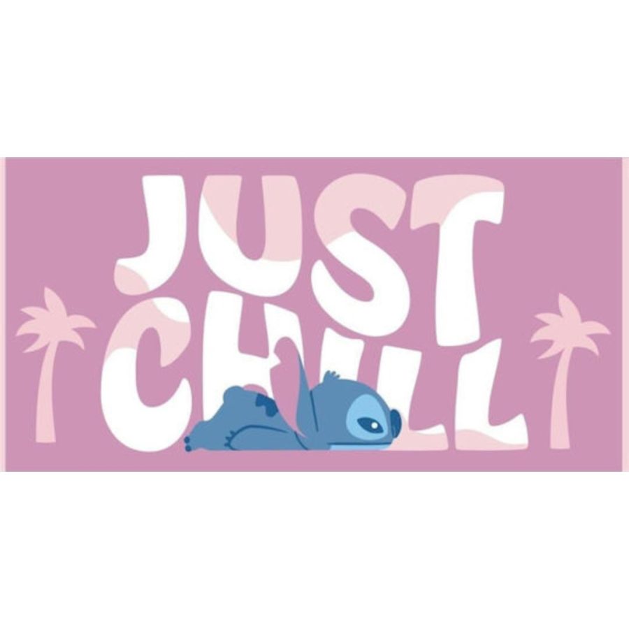 AyMax DISNEY: Stitch "Just Chill" - Beach Towel 70x140cm MIX