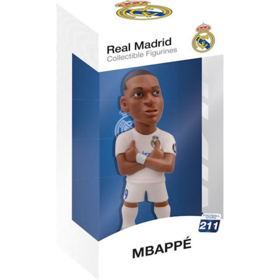 Minix Football Stars: Mbappe (Real Madrid) Figure (12cm) (Ταλαιπωρημένη συσκευασία)