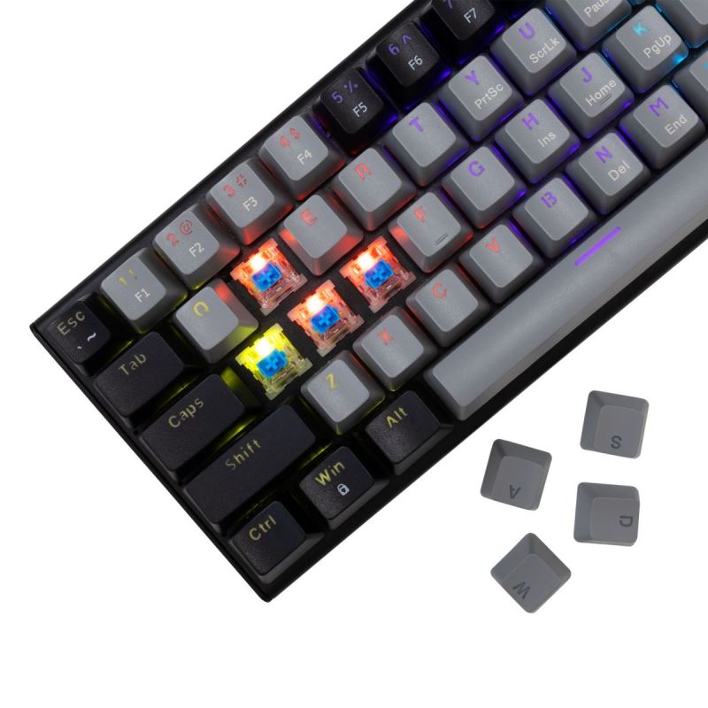 White Shark Keyboard Wakizashi 2 Mechanical Keyboard GREY/BLACK (GK-007221V2)