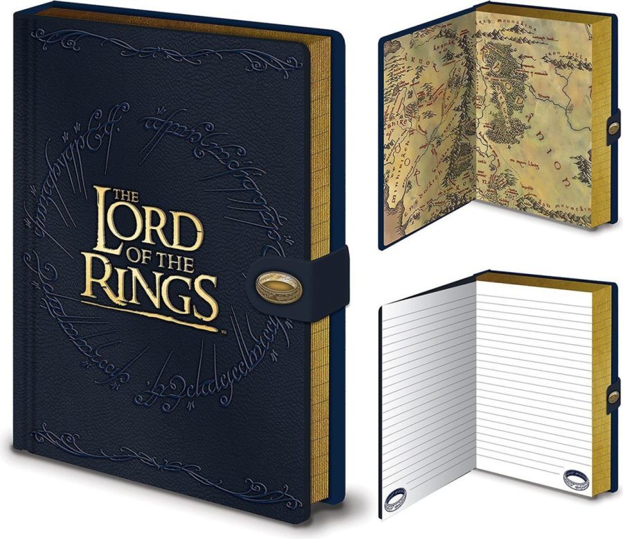 Pyramid Σημειωματαριο LORD OF THE RINGS Map Notebook A5 Premium