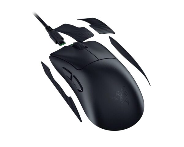 Razer DEATHADDER V4 PRO BLACK – 56g Wireless Gaming Mouse – Ergonomic – 120 Hours Battery – 45K DPI