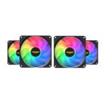 ARMAGGEDDON COOLING 4xFAN KIT 12CM ARGB KIT 5000 BLACK