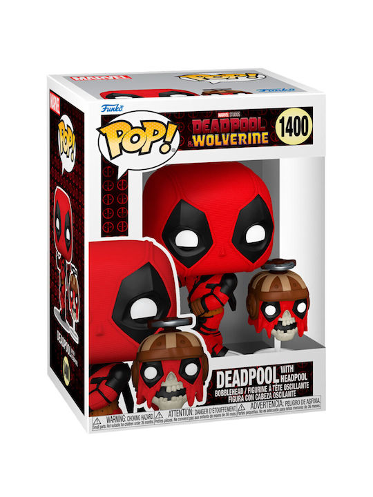 Funko Pop! Marvel: Deadpool 3 - Deadpool with Headpool #1400 Figure