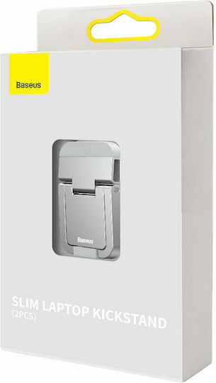 Baseus Slim Laptop Kickstand 2 Pcs (Silver) (LUZC000012)