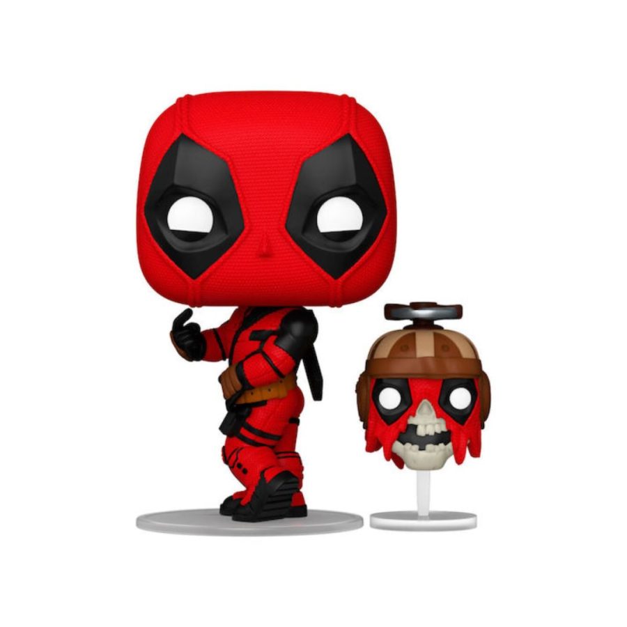 Funko Pop! Marvel: Deadpool 3 - Deadpool with Headpool #1400 Figure