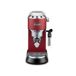 Delonghi Dedica Pump Αυτόματη Μηχανή Espresso 1300W Πίεσης 15bar Κόκκινη (EC 685.R)