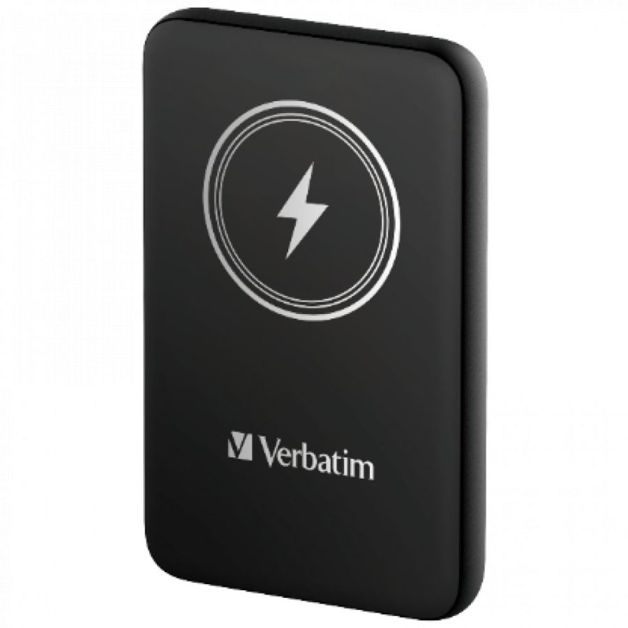 PowerBank Verbatim Charge 'n' Go Magnetic Wireless Power Bank 10000 mAh Black