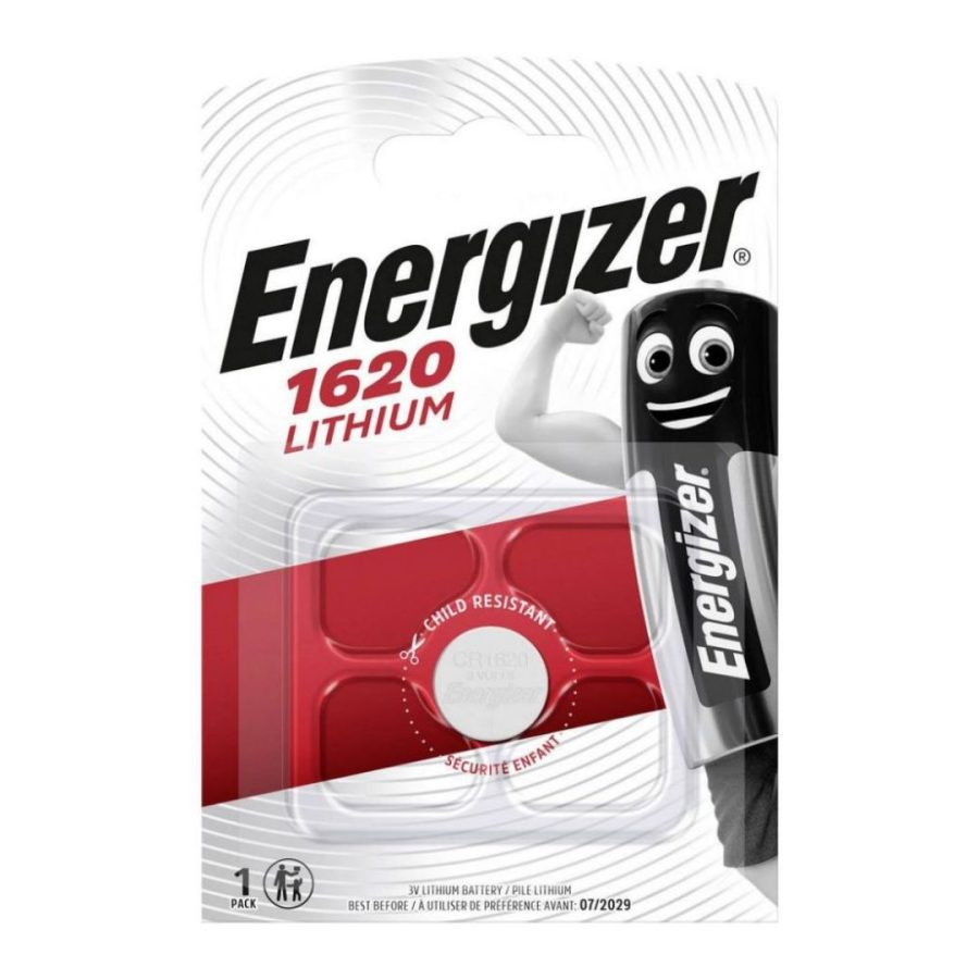 Energizer Μπαταρία Λιθίου Ρολογιών CR1620 3V 1τμχ (ENE9282077)