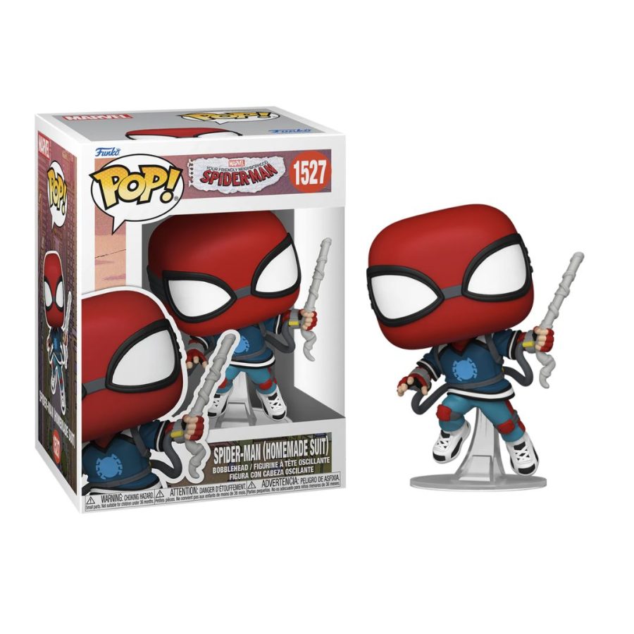 Funko Pop! Marvel: Spider-Man: Spider- Man Homemade Suit #1527 Figure