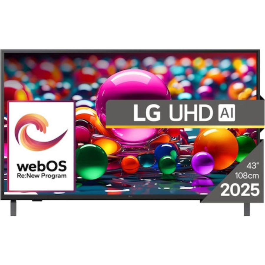 LG Smart TV 43UA75003LA 4K UHD LED AI UA75 HDR 2025 43" (43UA75003LA)