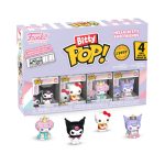 Funko Bitty Pop! Hello Kitty and Friends - Kuromi, Hello Kitty Dessert, My Melody Unicorn & Chase 4-Pack Figures