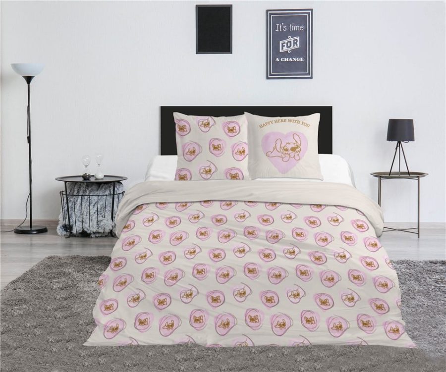 AyMax Παπλωματοθηκη Lilo and Stitch: Duvet Cover 240x220cm + 2x65x65cm - Stitch and Angel