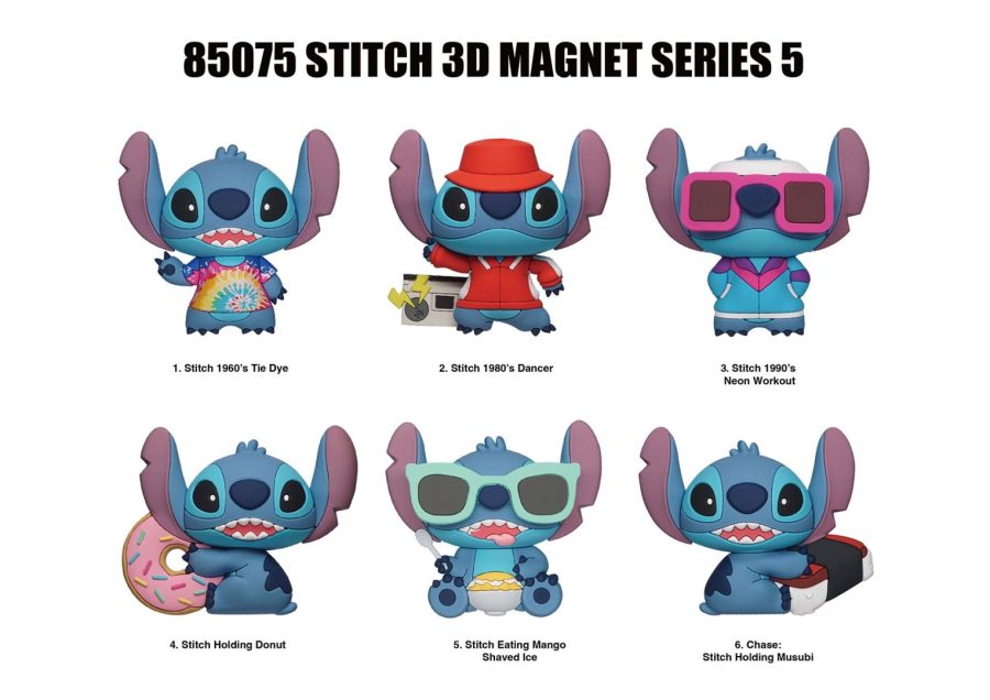 Monogram μαγνητάκια Stitch 3D Foam Magnets in blind bags (Τυχαία επιλογή)