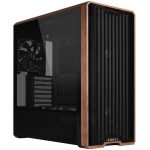Lian Li LANCOOL 217 Black – Wood Accent – ATX PC Case (5 FANS) 2 x 170mm, 1 x 140mm & 2 x 120mm PWM
