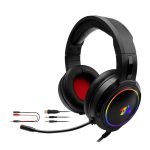 Gaming Ακουστικά Redragon H270 RGB με σύνδεση 3.5mm / USB (PS4,PS5.PC,XBOX Series)