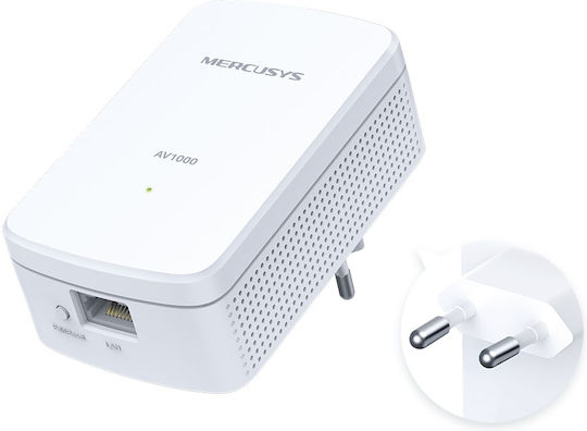 Mercusys AV1000 Gigabit Powerline Starter Kit (MP500 KIT) ver :1.2