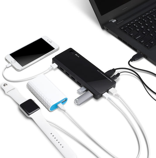 TPLINK Usb Hub UH720 USB 3.0 7-PortHub with 2 Charging Ports (UH720) Version 4.0