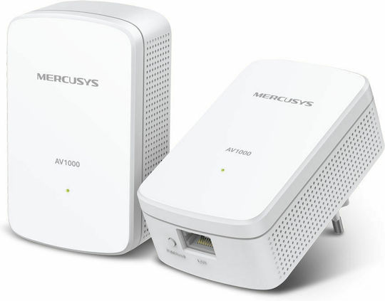 Mercusys AV1000 Gigabit Powerline Starter Kit (MP500 KIT) ver :1.2