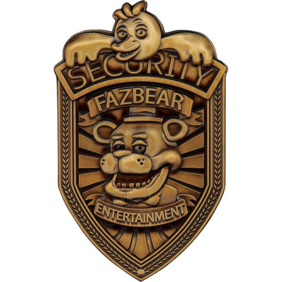 Fanattik Αυθεντική Ρέπλικα FIVE NIGHTS AT FREDDYS Replica Security Badge