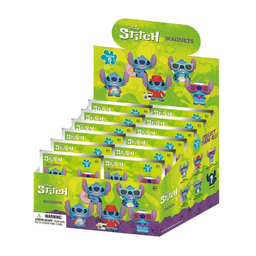 Monogram μαγνητάκια Stitch 3D Foam Magnets in blind bags (Τυχαία επιλογή)