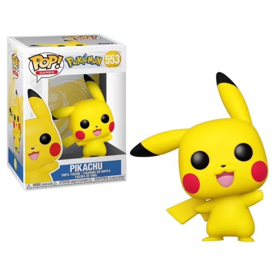 Funko Pop! Games: Pokemon - Pikachu (Waving) #553 Figure