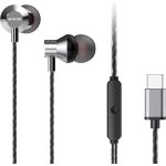 AIWA STEREO TYPE-C IN-EAR WITH REMOTE AND MIC SILVER