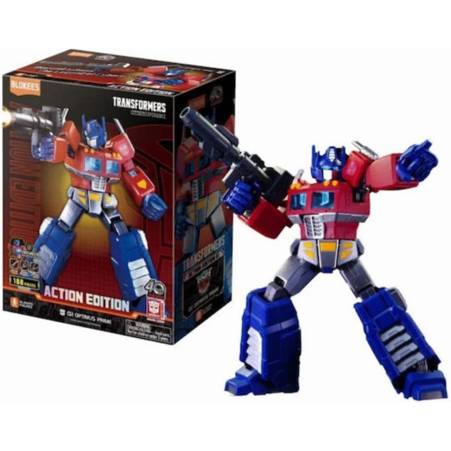 Blokees Plastic Model Kit Action Edition 01 G1 Optimus Prime