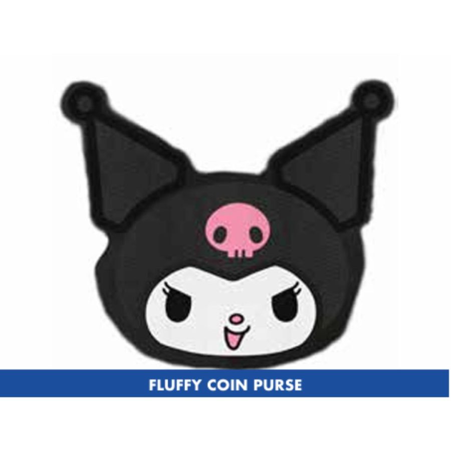 Pyramid Πορτοφόλι Kuromi Fluffy Coin Purse