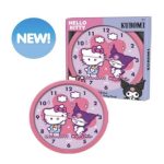 Peershardy ρολόι τοίχου HELLO KITTY and KUROMI - Wall Clock