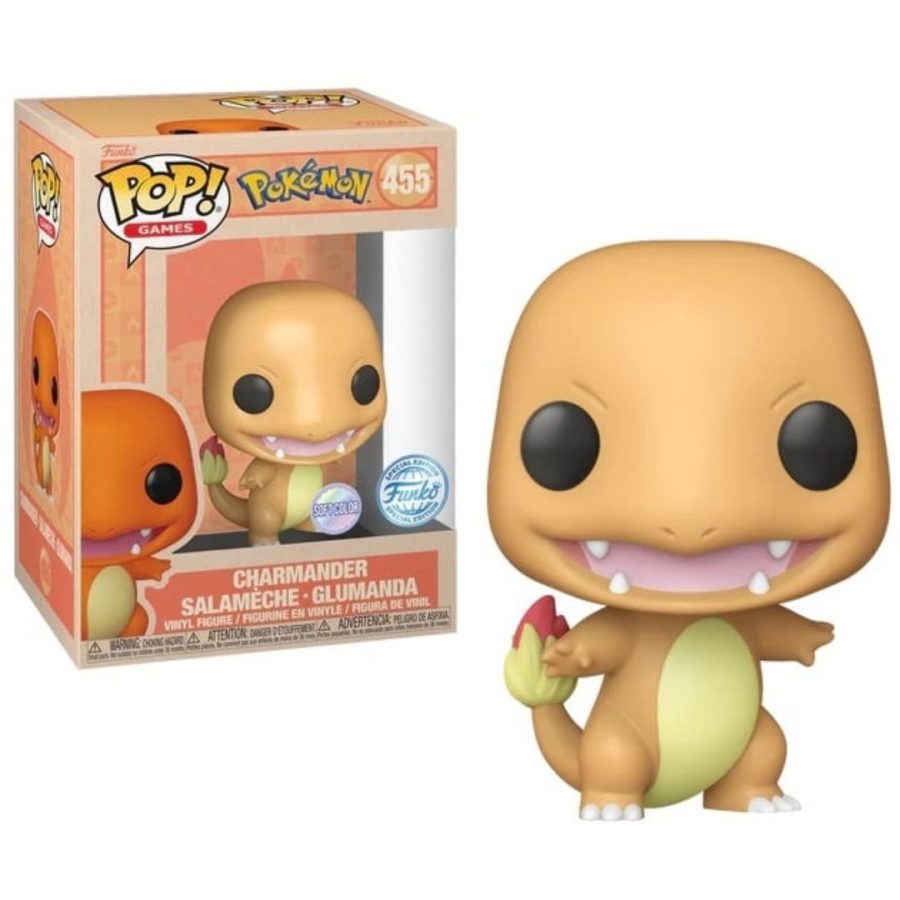 Funko Pop! Games: Pokemon - Charmander (Special Edition) (Soft Color) #455 Figure