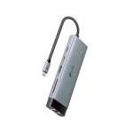 TP-LINK USB-C Docking Station with HDMI 4K PD Ethernet Gray (UH9120C)