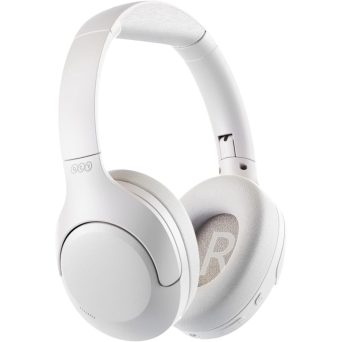 QCY H3 Lite Headset White – ANC Noise Canceling 40mm drivers 68ms latency – 60h battery
