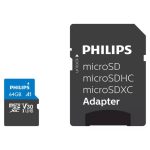 Philips Ultra Pro microSDXC 64GB Class 10 U3 V30 UHS-I με αντάπτορα (PHIFM64MP65B-00)