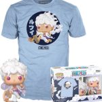 Funko Pop! & Tees: One Piece - Luffy Fifth Gear Vinyl Figure & T-Shirt (XL)