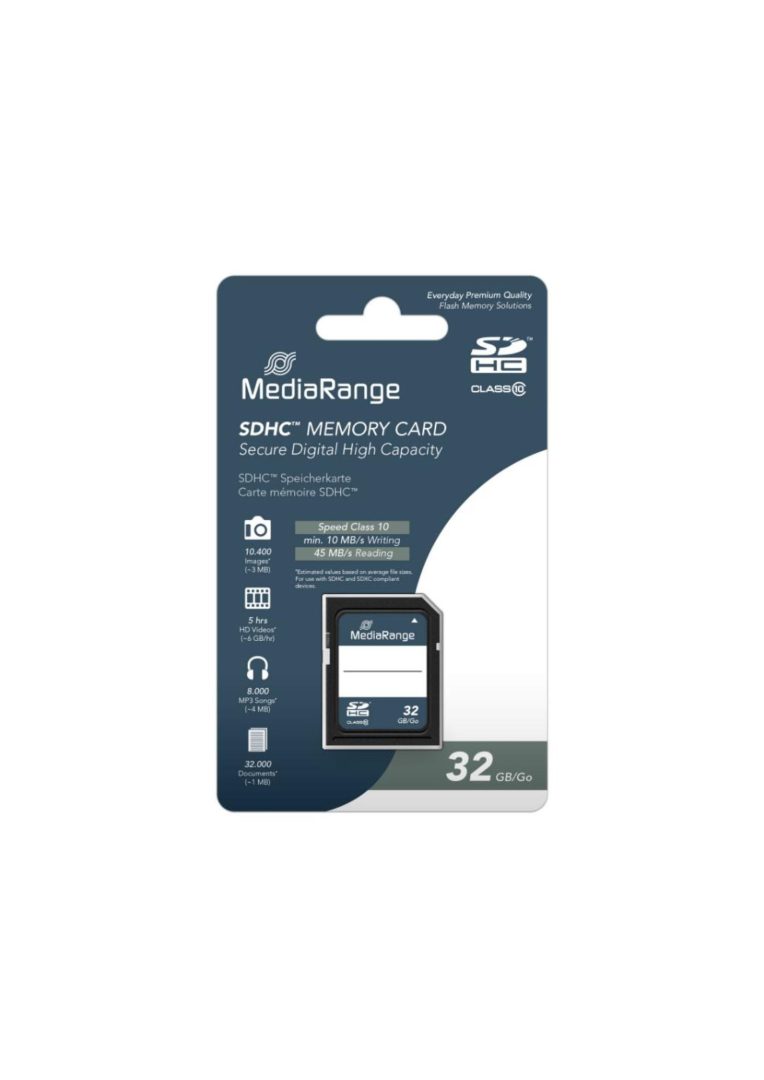 MediaRange SDHC Class 10 32 GB (High Capacity) (MR964)