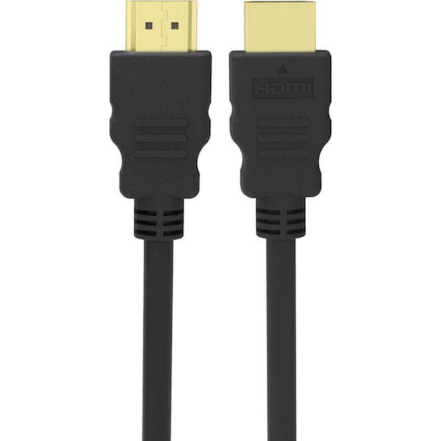 POWERTECH καλώδιο HDMI CAB-H175 με Ethernet, 4K/60Hz, 18 Gbps, 2m, μαύρο