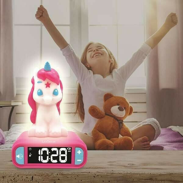 Lexibook Ξυπνητηρι με Φωτισμο Unicorn Alarm Clock w. Night Light (RL800UNI)