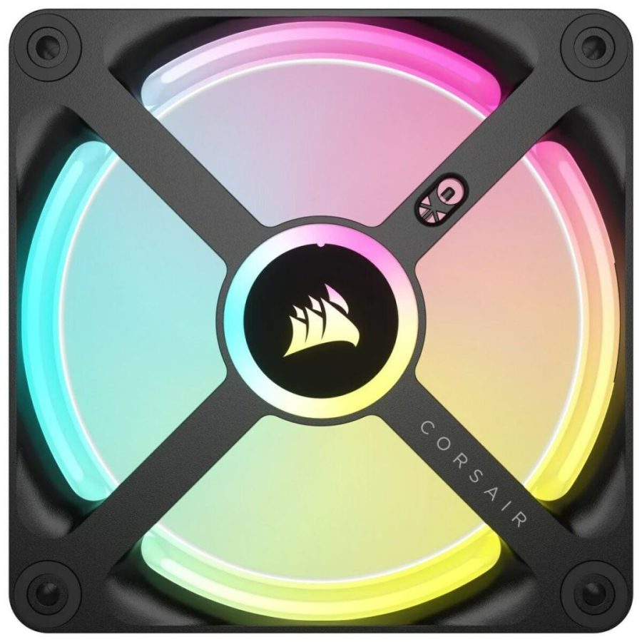 Corsair QX RGB Series iCUE LINK QX120 RGB 120mm Magnetic Dome RGB Fan Triple Fan Kit (CO-9051002-WW)