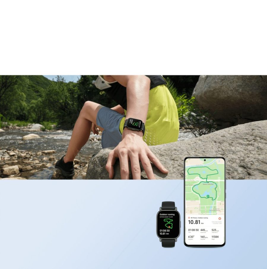 Xiaomi Redmi Watch 5 Lite 48mm Αδιάβροχο , AMOLED 1,96” (Μαύρο) BHR8789GL